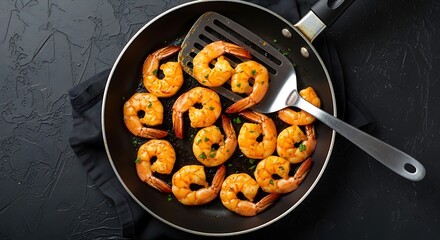 Pan-Seared Shrimp Ready to Eat.