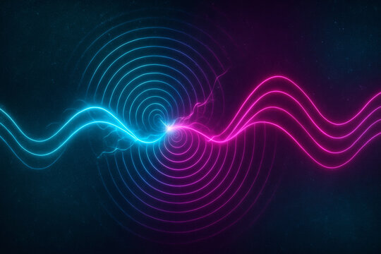 Neon Harmonic Wave