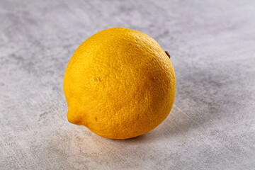 Ripe sour whole lemon fruit