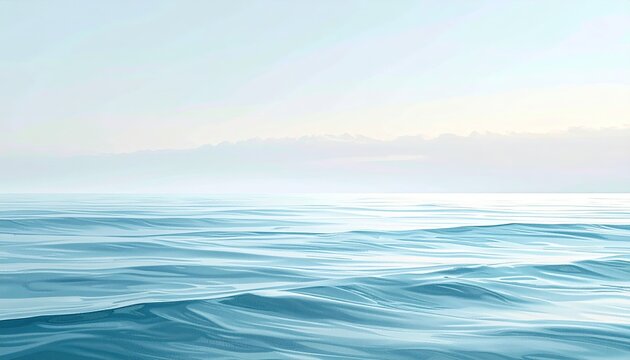 Moonlit Ocean Waves at Night Reflecting Silver Light Creating a Tranquil Scene with Smooth Water Surface and Gentle Glow Under a Calm Sky