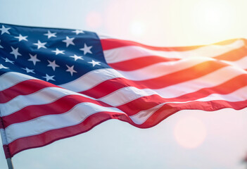 Minimal Patriot Day USA Tribute Background