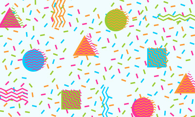 flat design of abstract geometric background