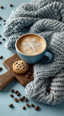 Cozy winter coffee