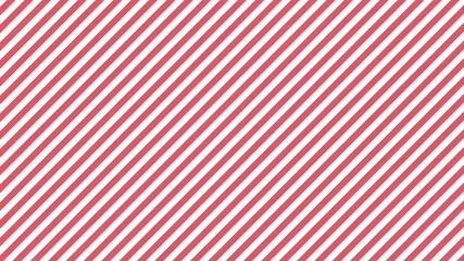 白と赤のストライプが動く背景。シンプルなストライプ柄。A moving background of white and red stripes. A simple striped pattern.