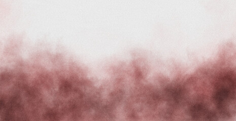 Light red smoky cloud grainy gradient on white background, wide size, noise texture effect