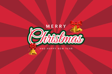 Wishing you a joyful Christmas! December is here, along with the cheerful jingling of bells. Enjoy the festive Christmas typography in the vector EPS 10.