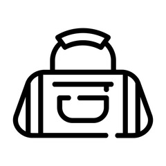 gym bag Line Icon