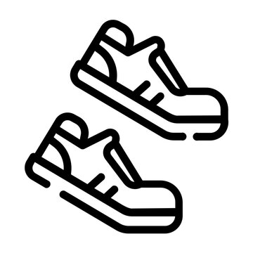 gym shoes Line Icon