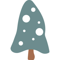 Hand drawn Winter Tree