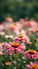 Dreamy serenity among flowers 