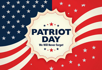 Patriot Day Minimalist Memorial with Quote