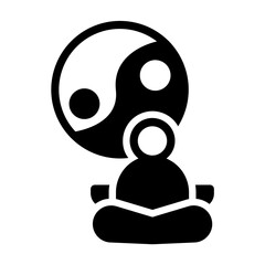 yin yang Solid icon