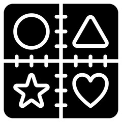 Fototapeta premium Patchwork Icon Element For Design