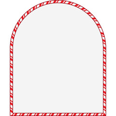Christmas Candy Cane Frame