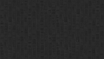 Black Brick Texture Background Minimalist Dark Pattern for Graphic Design and Decoration