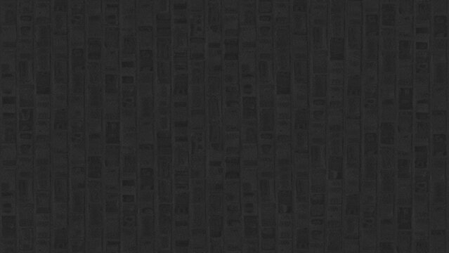 Black Brick Texture Background Minimalist Dark Pattern for Graphic Design and Decoration