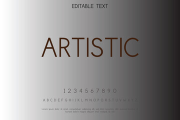 Elegant artistic design with subtle gradient and text