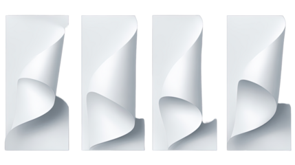 Abstract, architectural, white, paper, panels, folds.  Geometric, modern, design