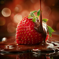 strawberry and chocolate