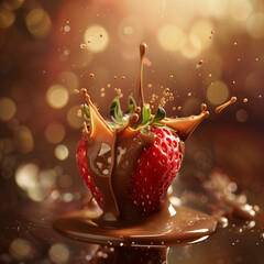 strawberry and chocolate