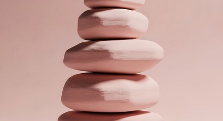 Peaceful Stacked Stones Meditation.