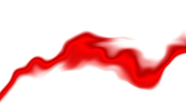 red smoke cloud fog dust isolated on transparent background. Colorful smoke smog misty fog steam explosion special effect. Smoke texture