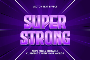 super strong editable text effect for hero