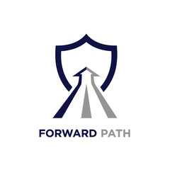  shield forward path direction navigation symbol route