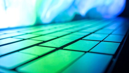 Vibrant Backlit Keyboard with Gradient Colors.