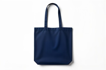 Navy Blue Tote Bag Mockup