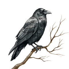 crow on a branch