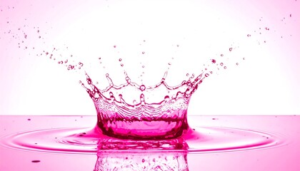 Pink liquid splash (1)