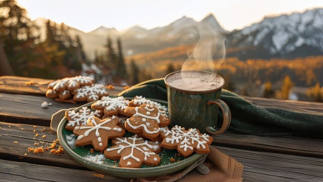 Cinematic B-Roll of Christmas Cookies for a Hallmark-Style Holiday Movie