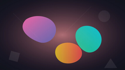 Abstract Colorful Shapes Background Modern Geometric Design for Wallpaper Presentations Social Media