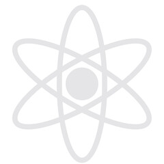 Light Gray Atom Icon