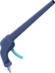 Air blow gun cleaning electronic components, perfect for removing dust and debris from delicate equipment