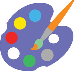 Illustration of a paint pot isolated on white background