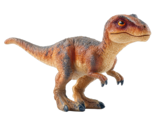 A small, cute dinosaur toy