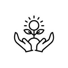 Obraz premium Environmental Protection Icon, Nature Conservation Icon, Recycling and Sustainability Icon, Green Energy Icon, Eco-Friendly Icon