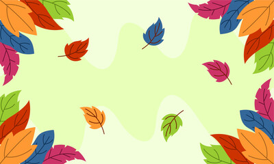 Obraz premium floral bacground flat design template