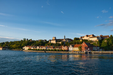 Obraz premium Bodensee, abends vor Meersburg