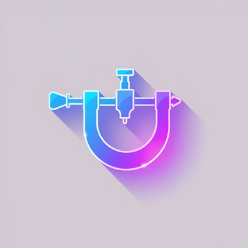 burette clamp Gradient icon