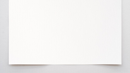 Blank white paper on white background with frame and texture design