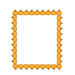pumpkin vector frame