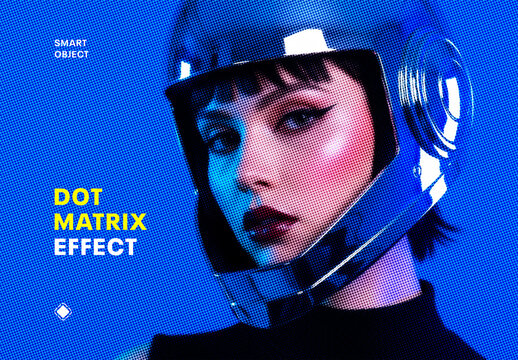 Dot Matrix Photo Effect