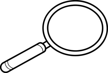 Simple Magnifier for Search or Zoom Outline