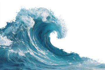Powerful ocean wave cresting (1)