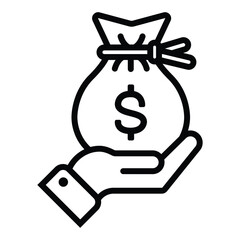 Venture Capital Color Icon Business Funding