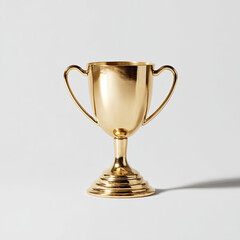 Golden trophy, classic design