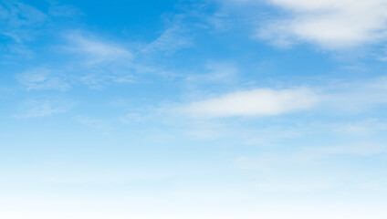 Obraz premium Sky cloud blue nature background paronama web cloudy summer winter season day, light beauty horizon spring brigth gradient calm abstract backdrop air nature view wallpaper landscape environment